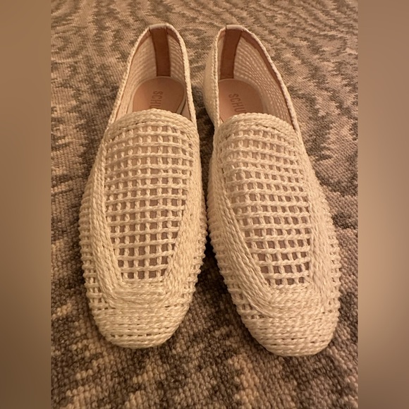 Schultz Alita white woven flat size 8.5 - Picture 4 of 4